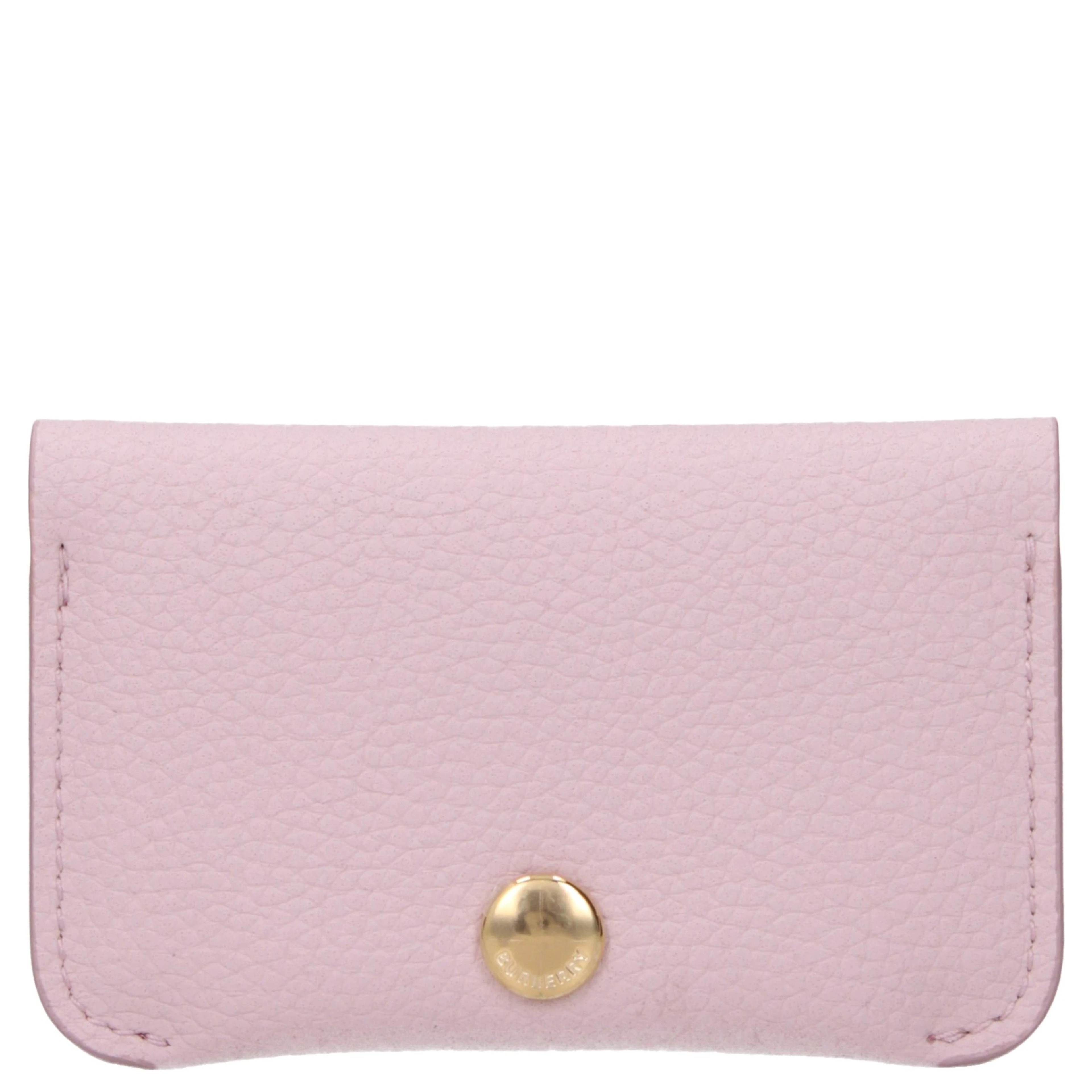 Pink Leather Cardholder