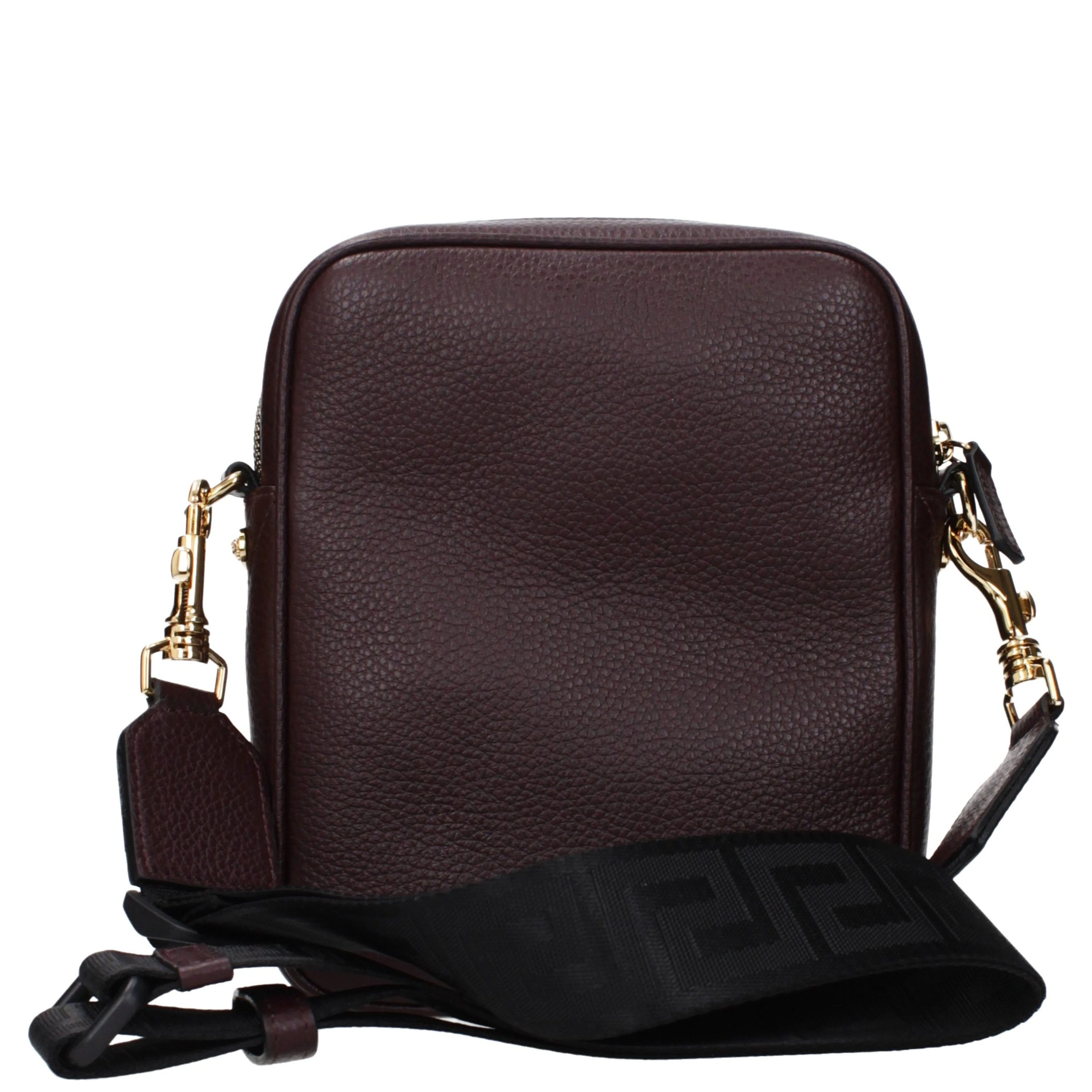 Purple Leather Crossbody Bag
