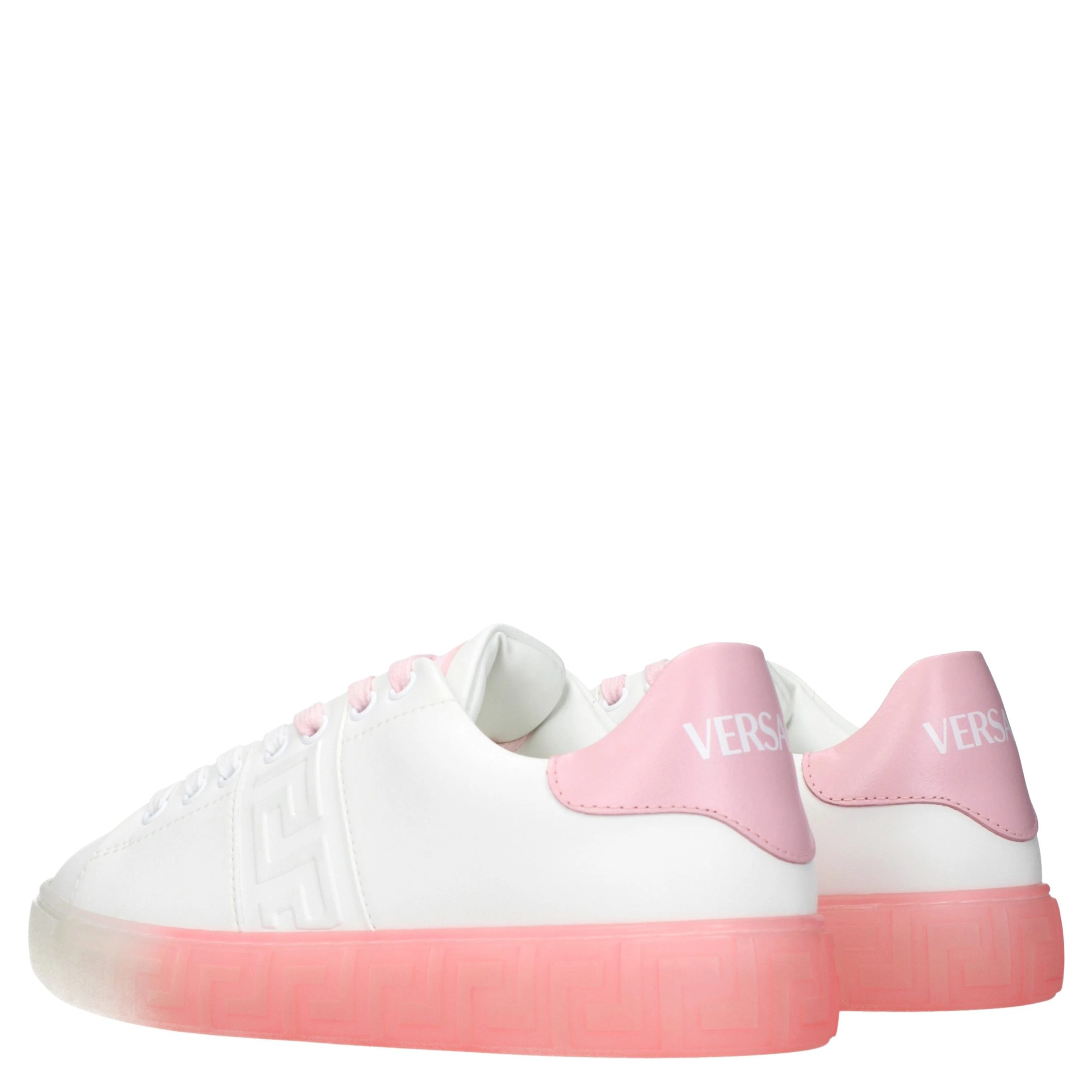 White Leather Low Top Sneakers