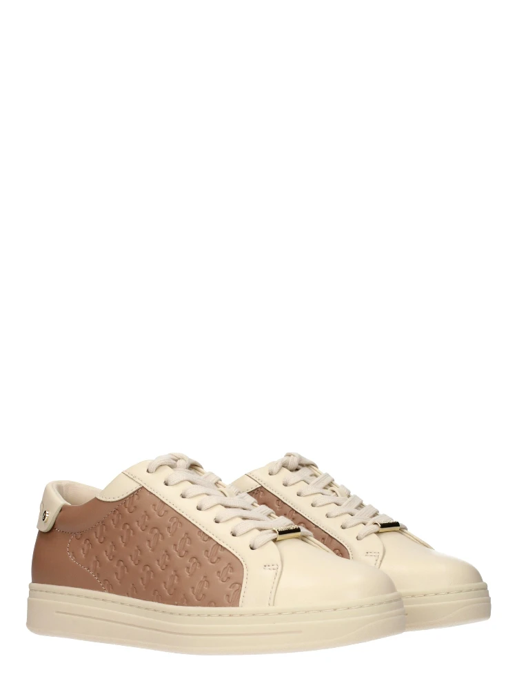 Beige Leather Low Top Sneakers alternative