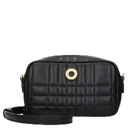 Black Leather Crossbody Bag