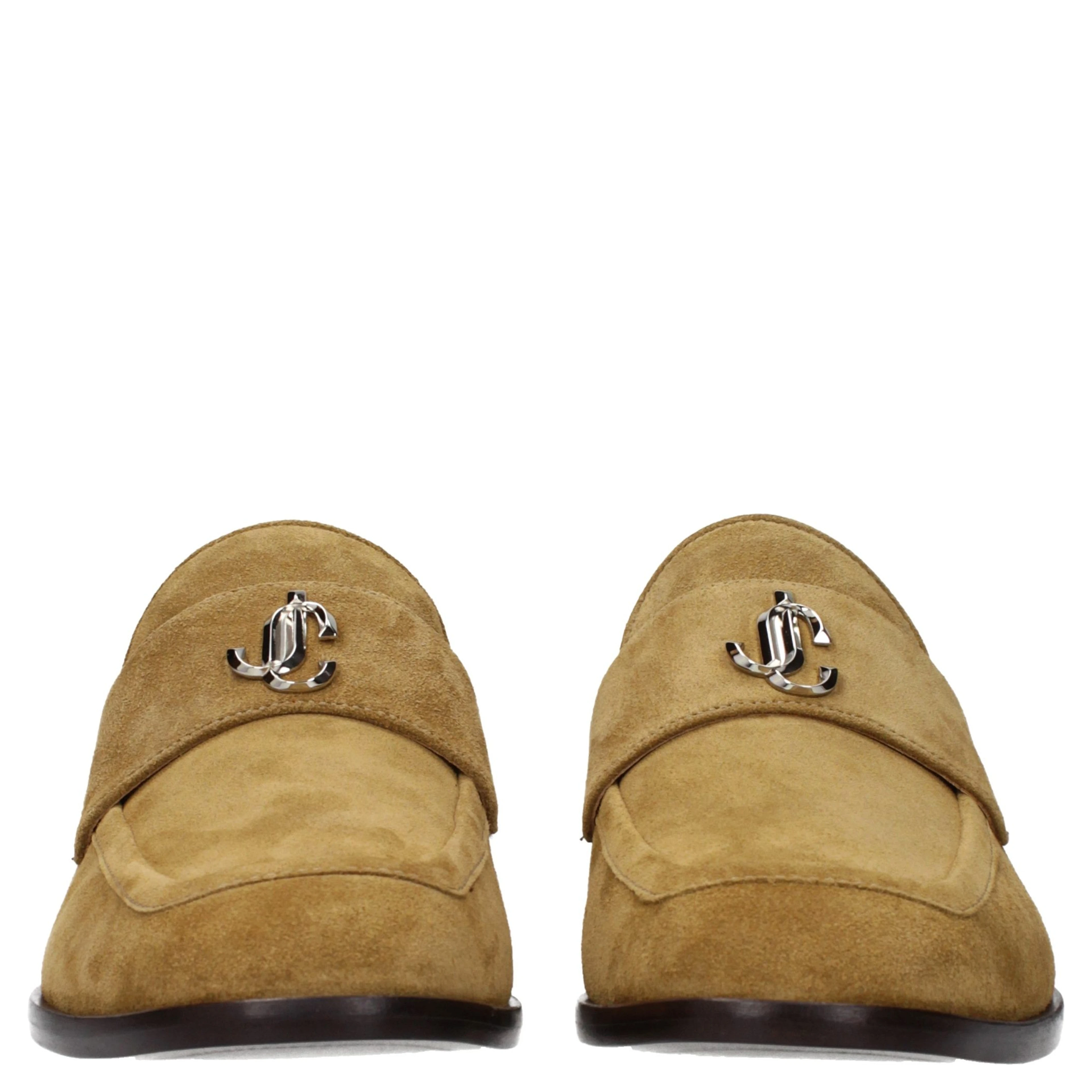 Brown Leather Slip-On Loafers