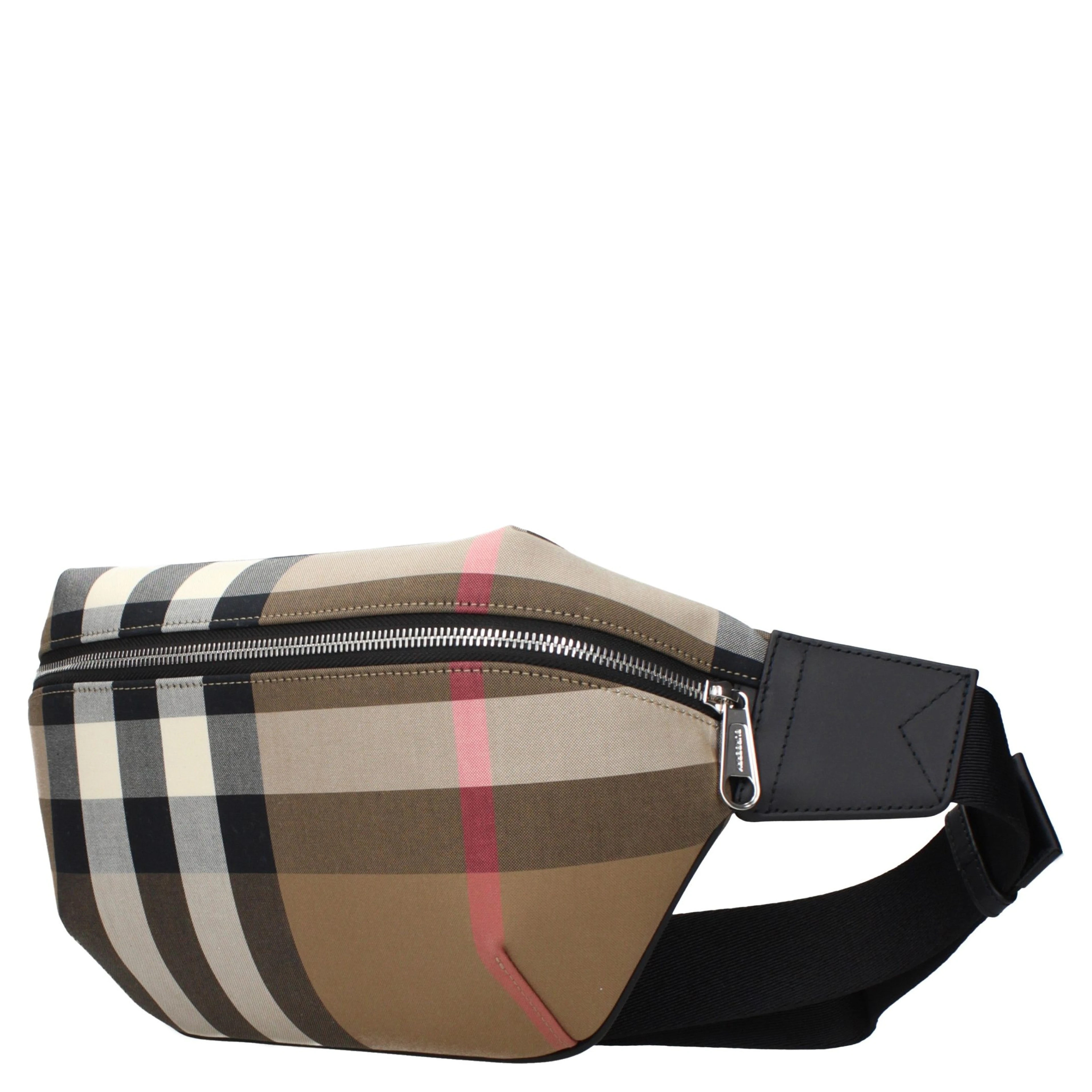Beige Fabric Backpack
