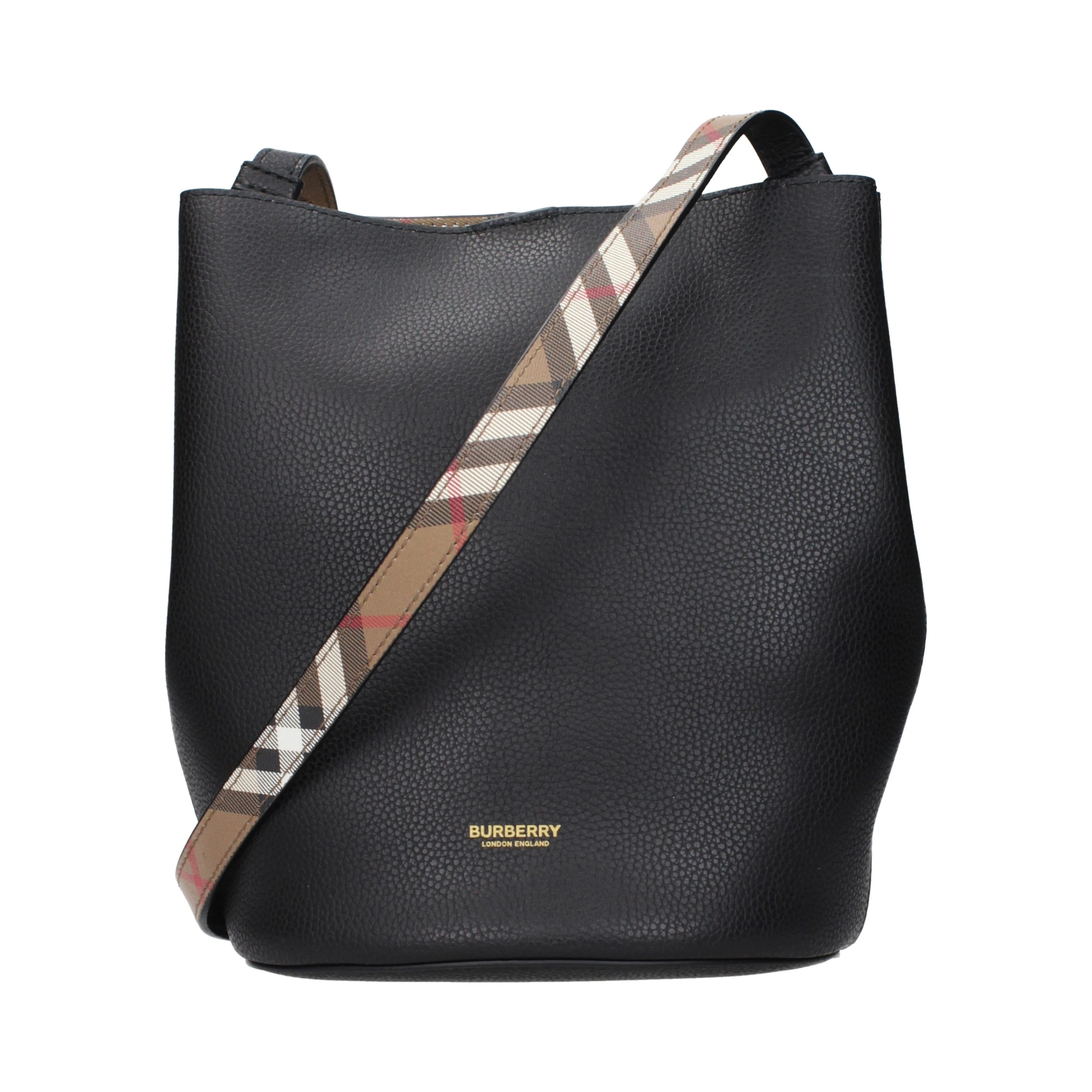 Black Leather Crossbody Bag