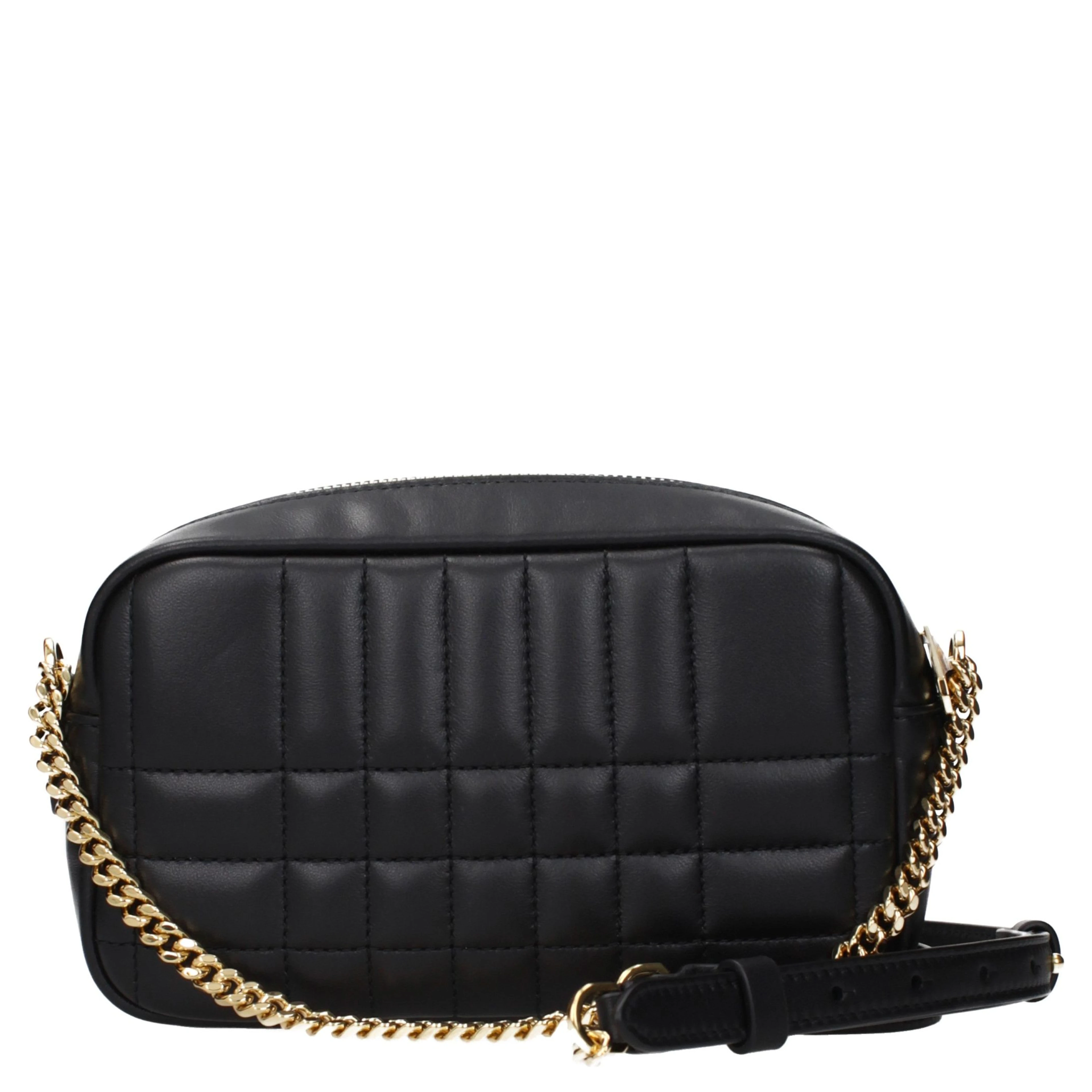 Black Leather Crossbody Bag