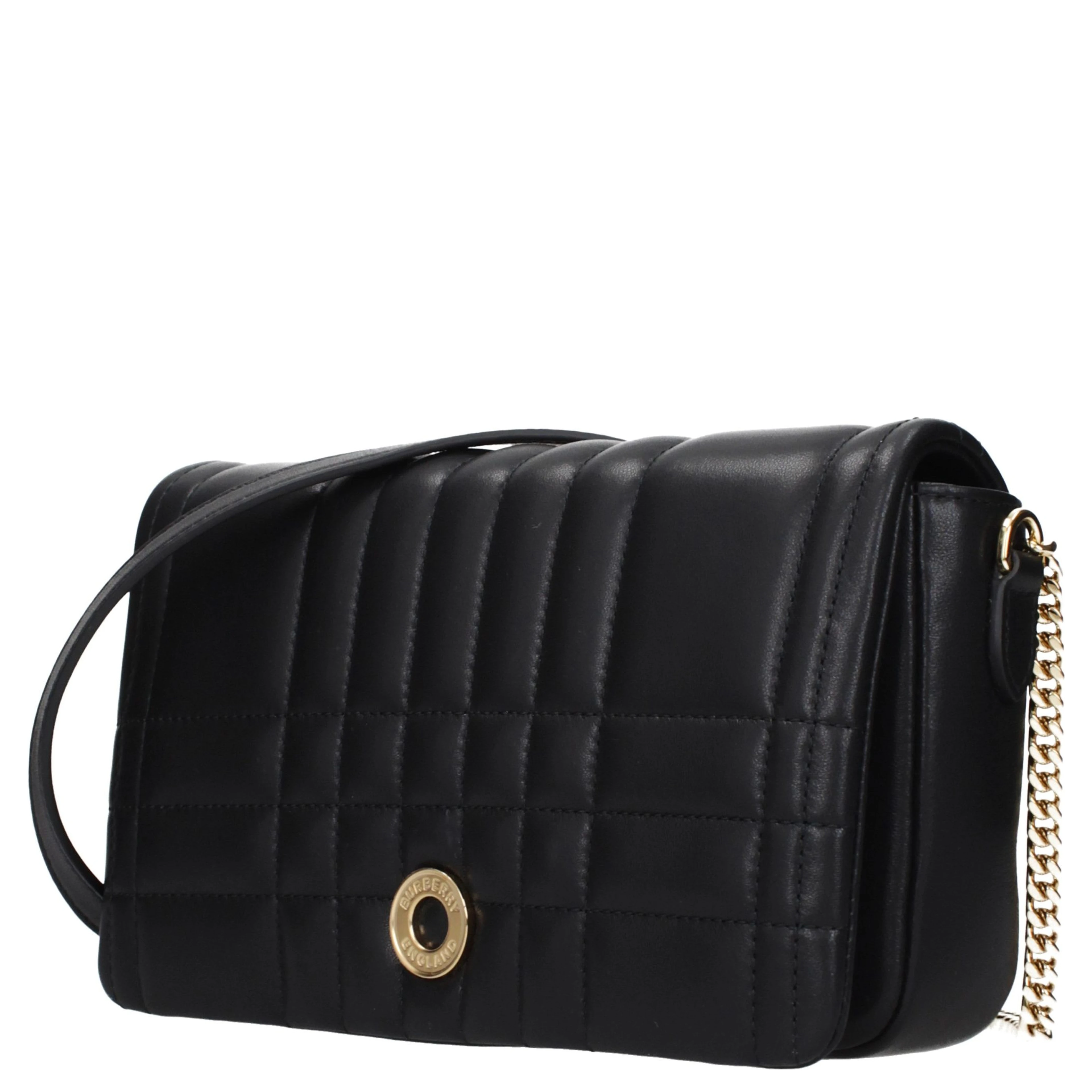 Black Leather Crossbody Bag