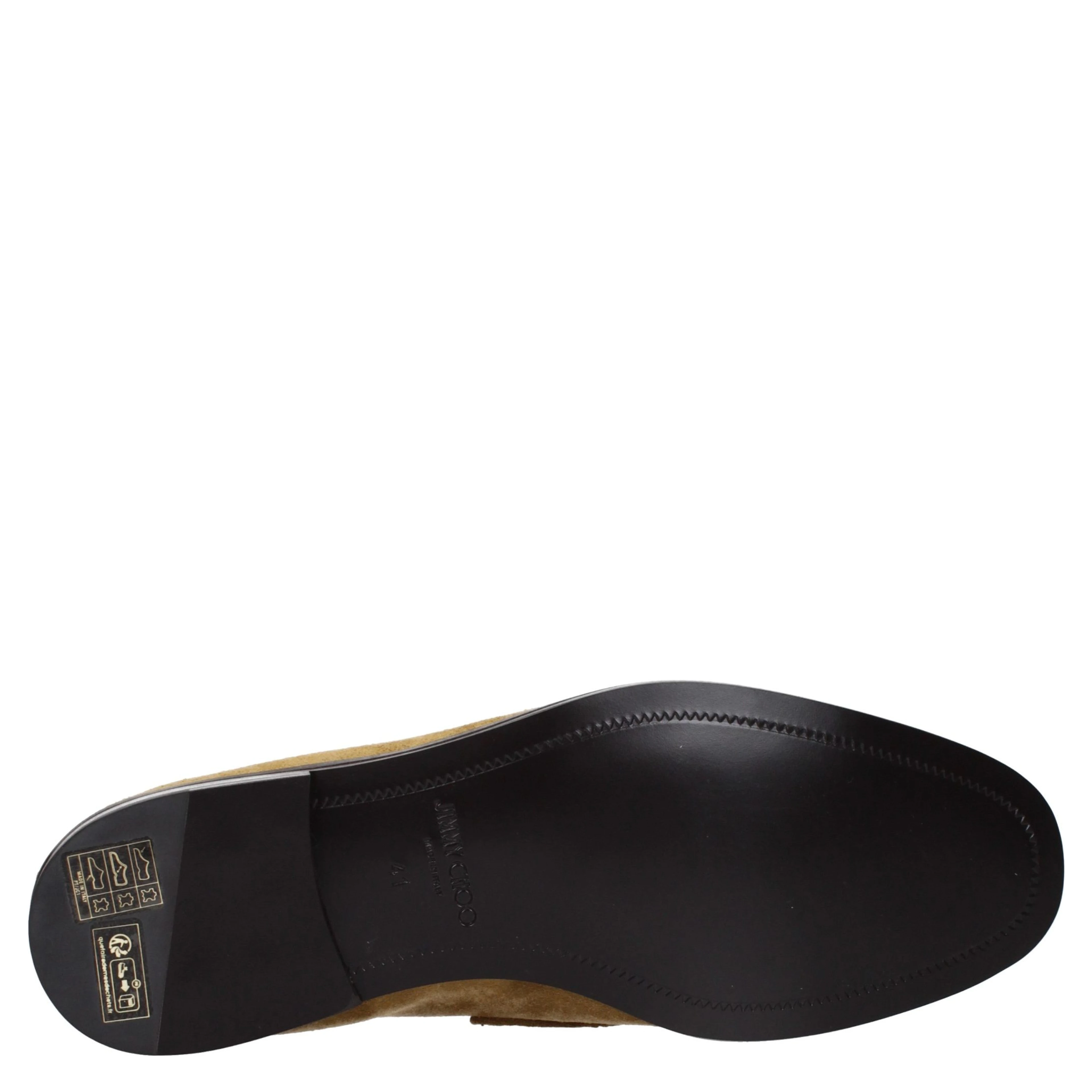 Brown Leather Slip-On Loafers