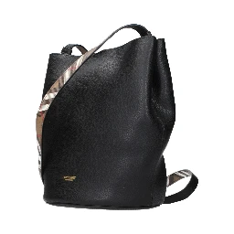 Black Leather Crossbody Bag