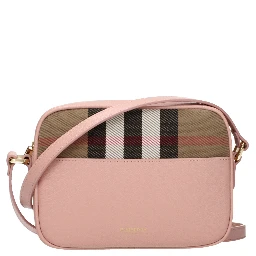 Pink Leather Crossbody Bag