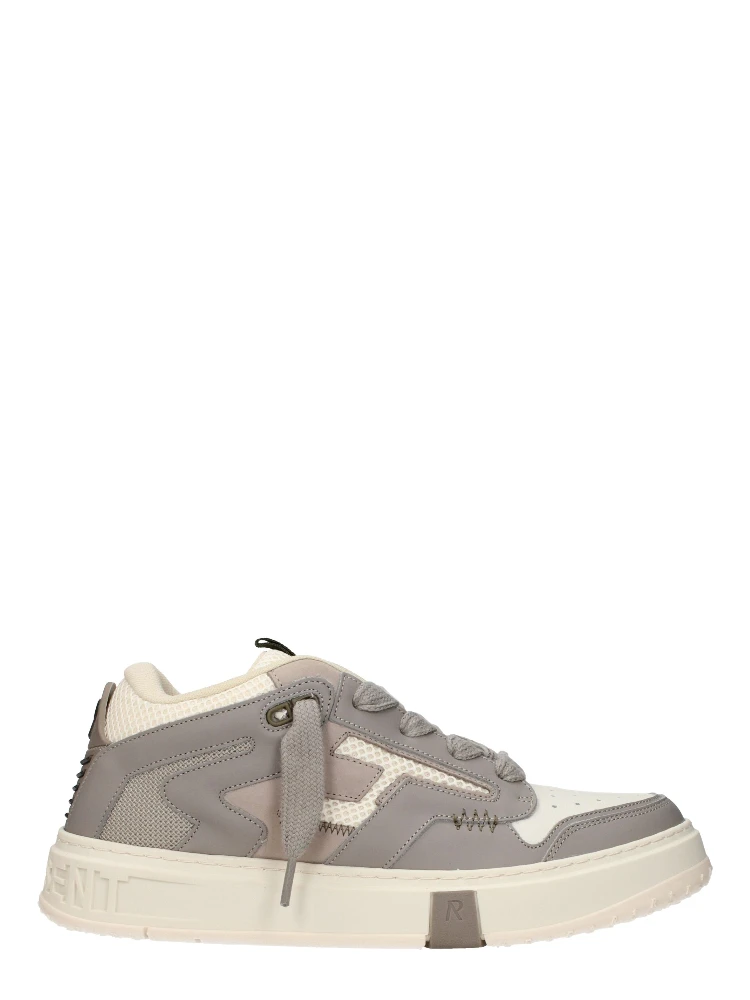 White Leather Chunky Sneakers