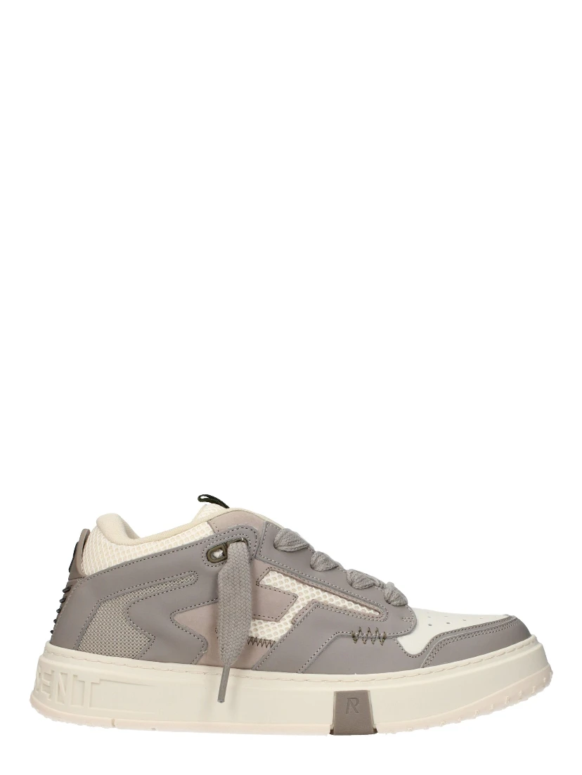 White Leather Chunky Sneakers