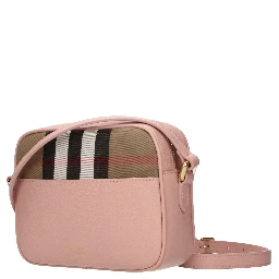 Pink Leather Crossbody Bag