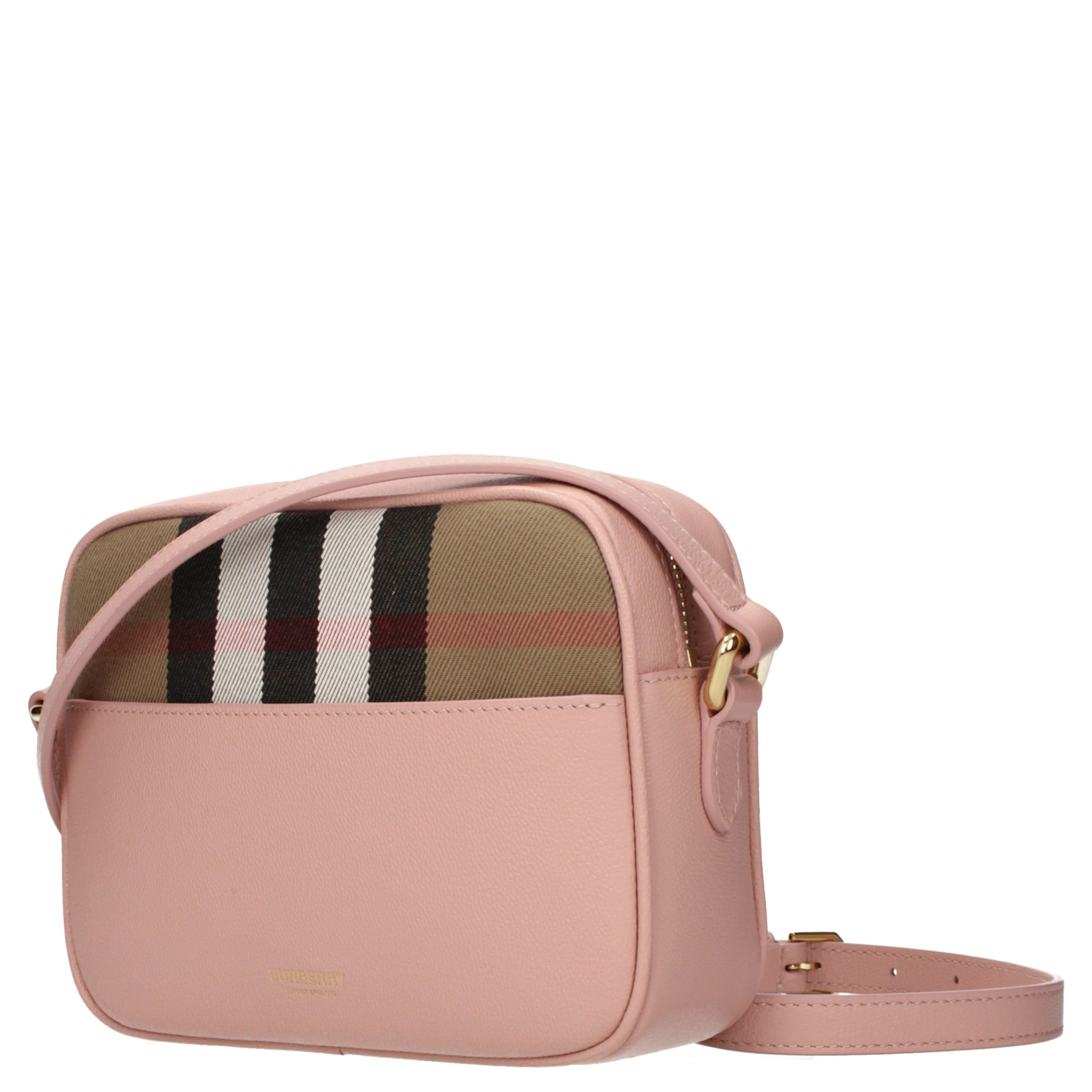 Pink Leather Crossbody Bag