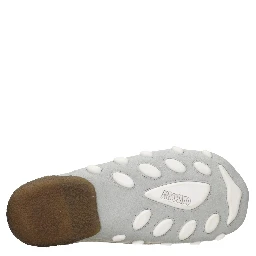Beige Leather Low Top Sneakers