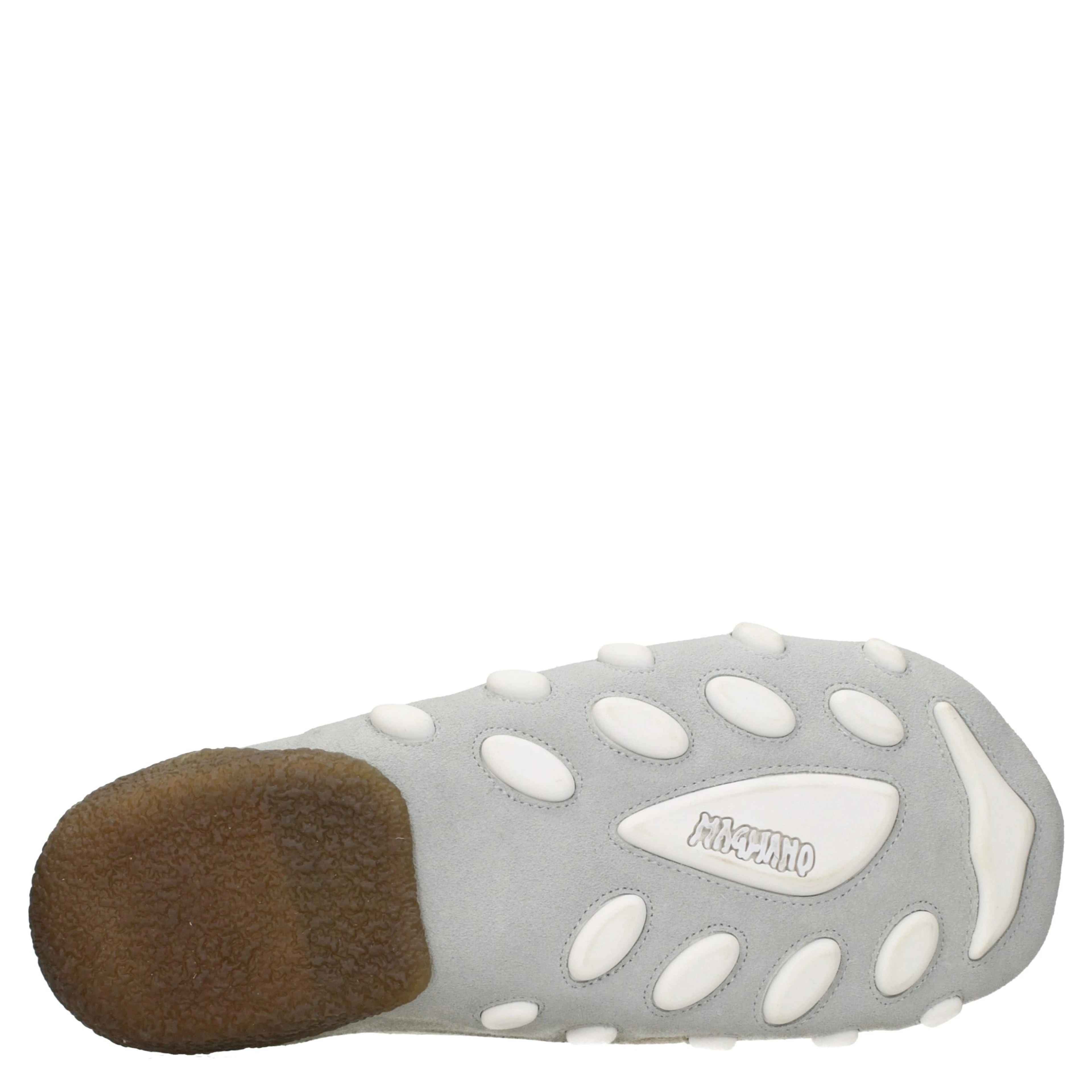 Beige Leather Low Top Sneakers