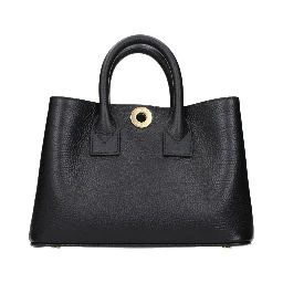 Black Leather Handbag