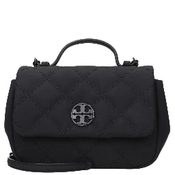 Black Fabric Handbag