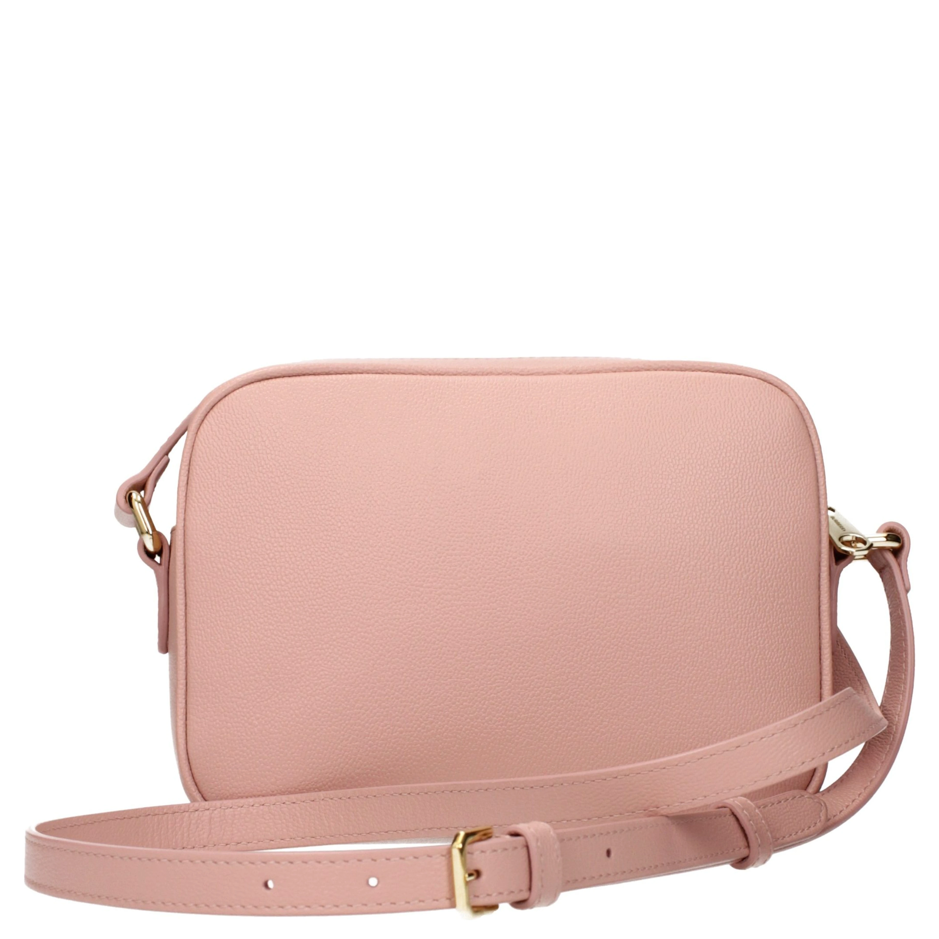 Pink Leather Crossbody Bag