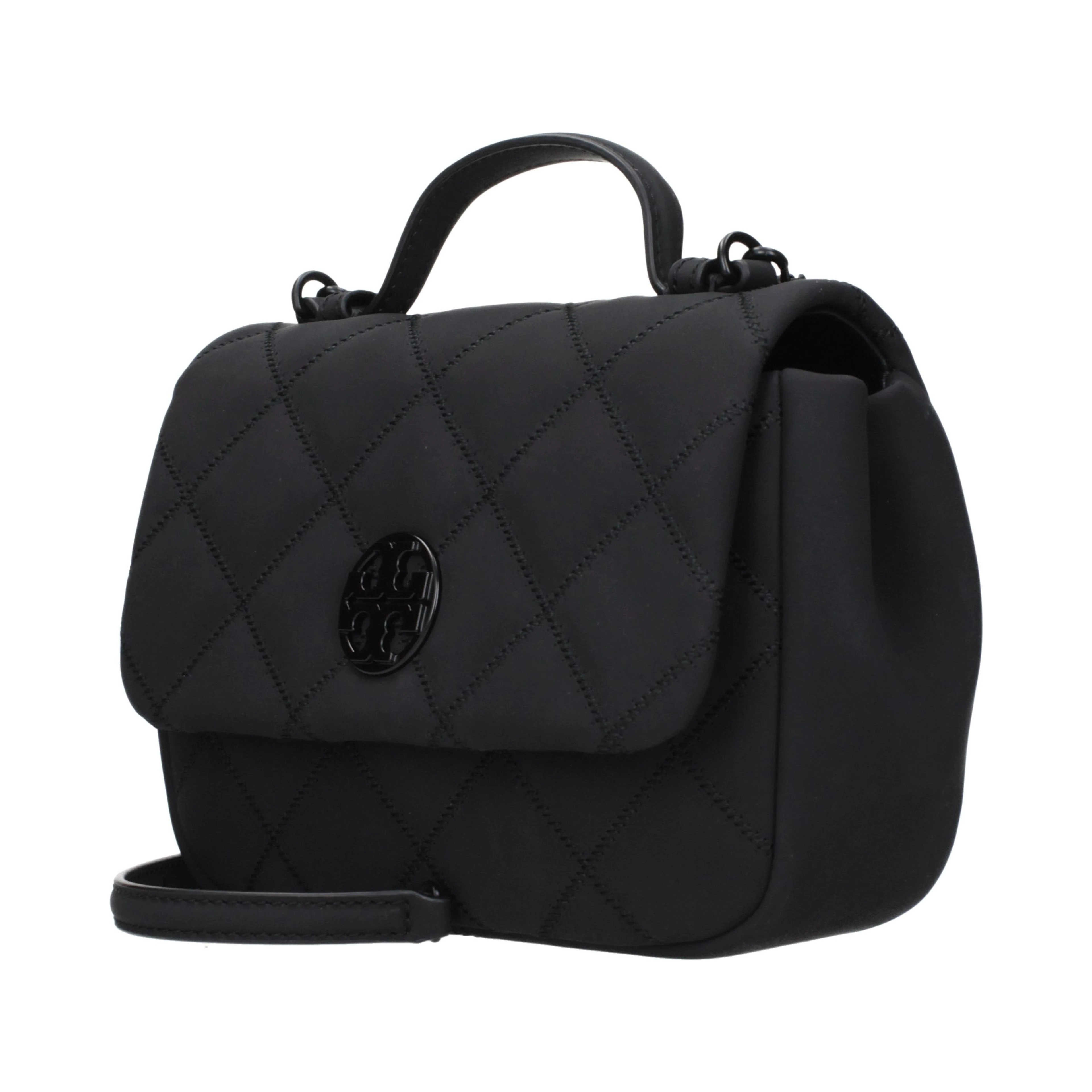 Black Fabric Handbag