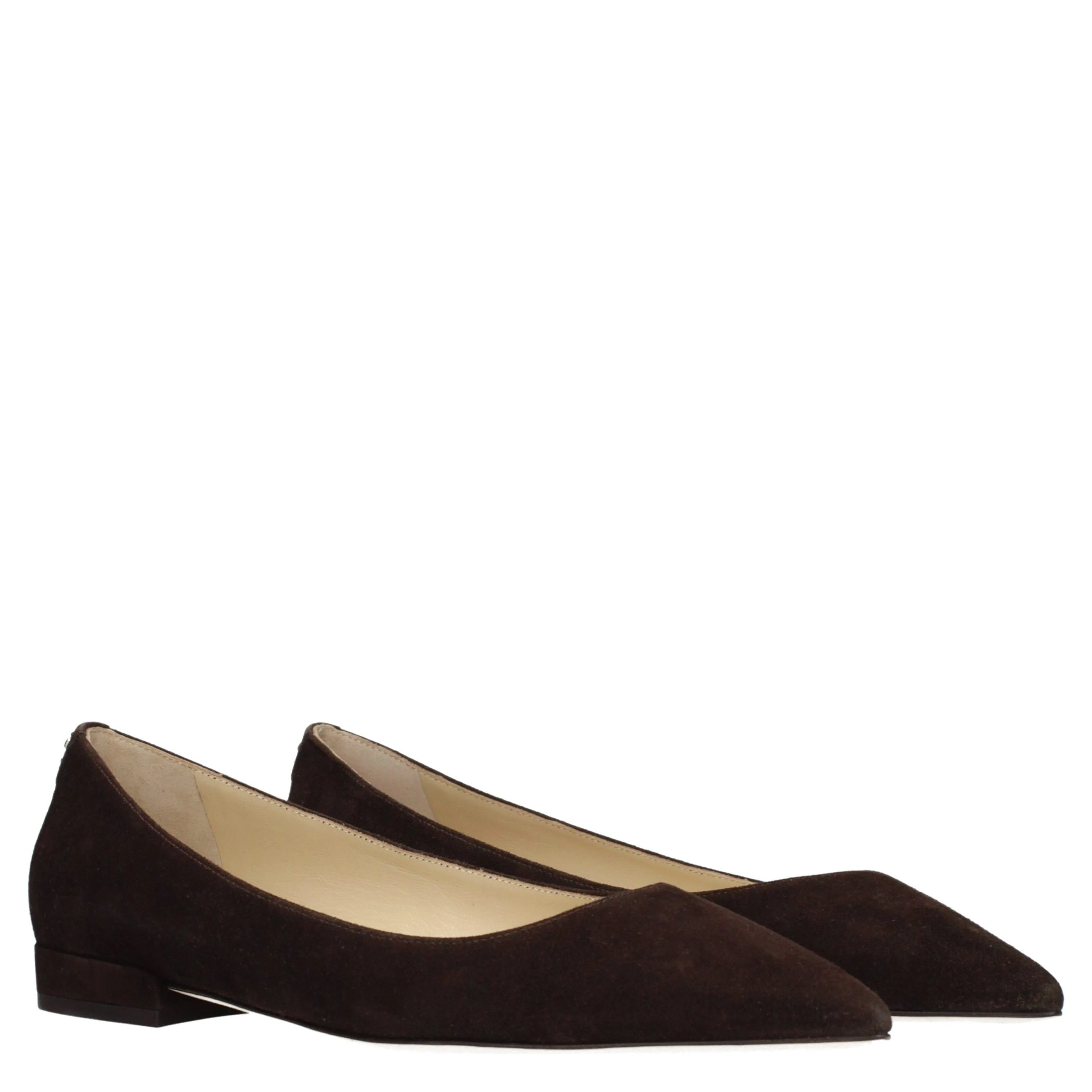 Brown Leather Ballet Flats