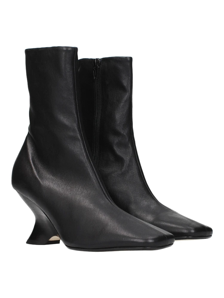 Black Leather Ankle Boots alternative
