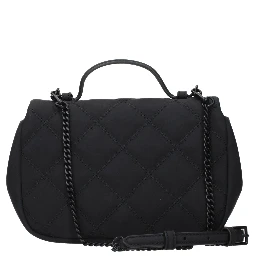 Black Fabric Handbag