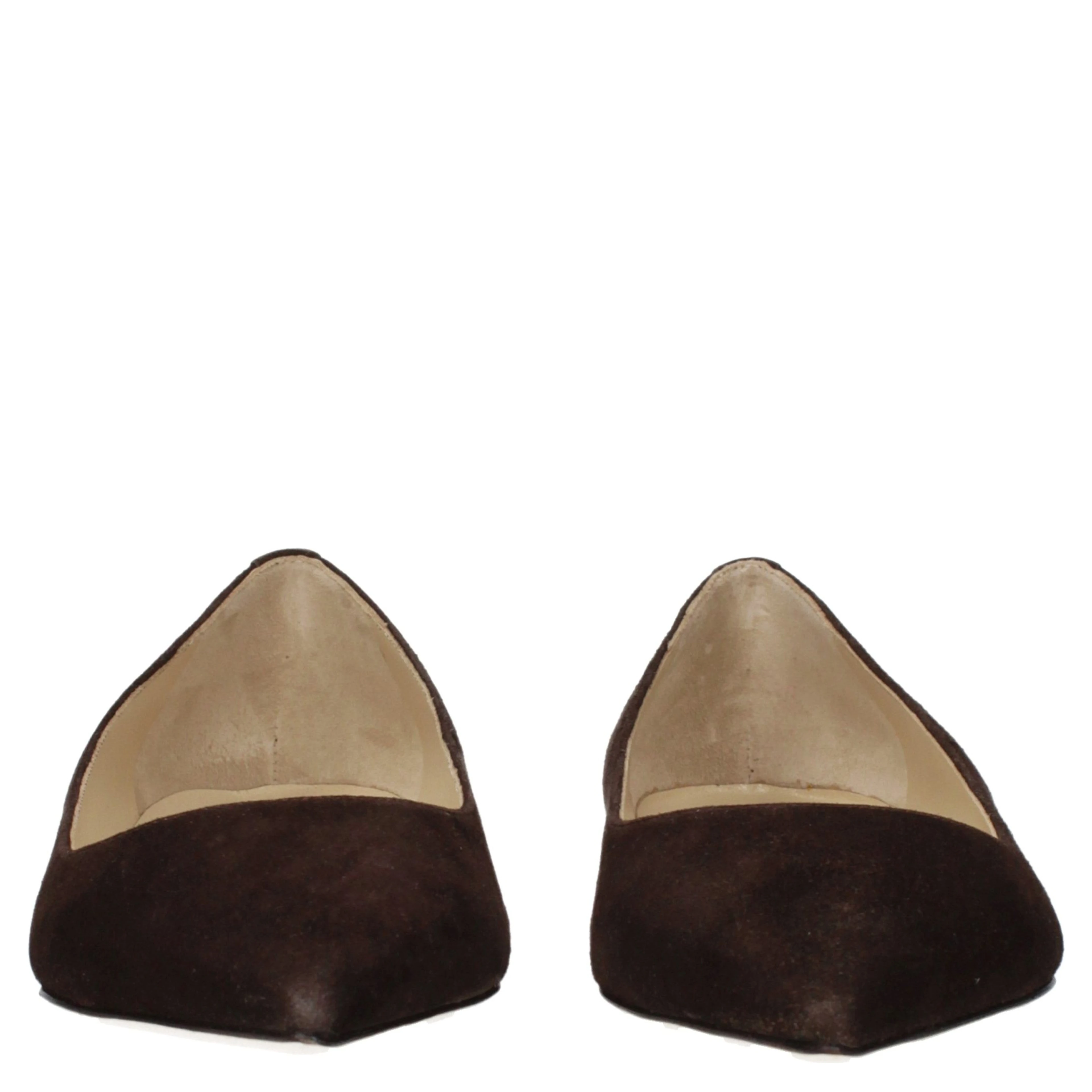 Brown Leather Ballet Flats