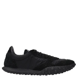 Black Fabric Sneakers