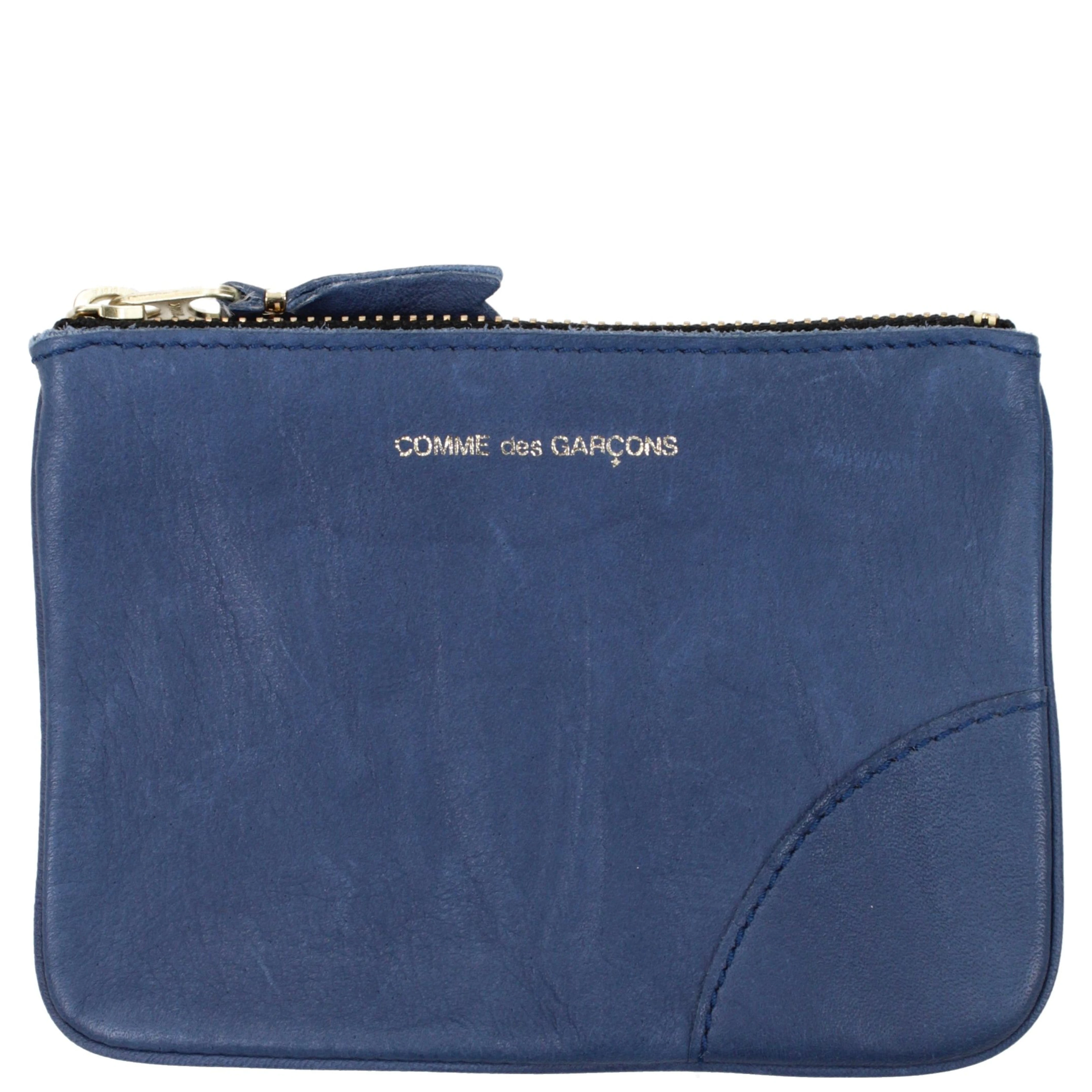Blue Leather Wallet