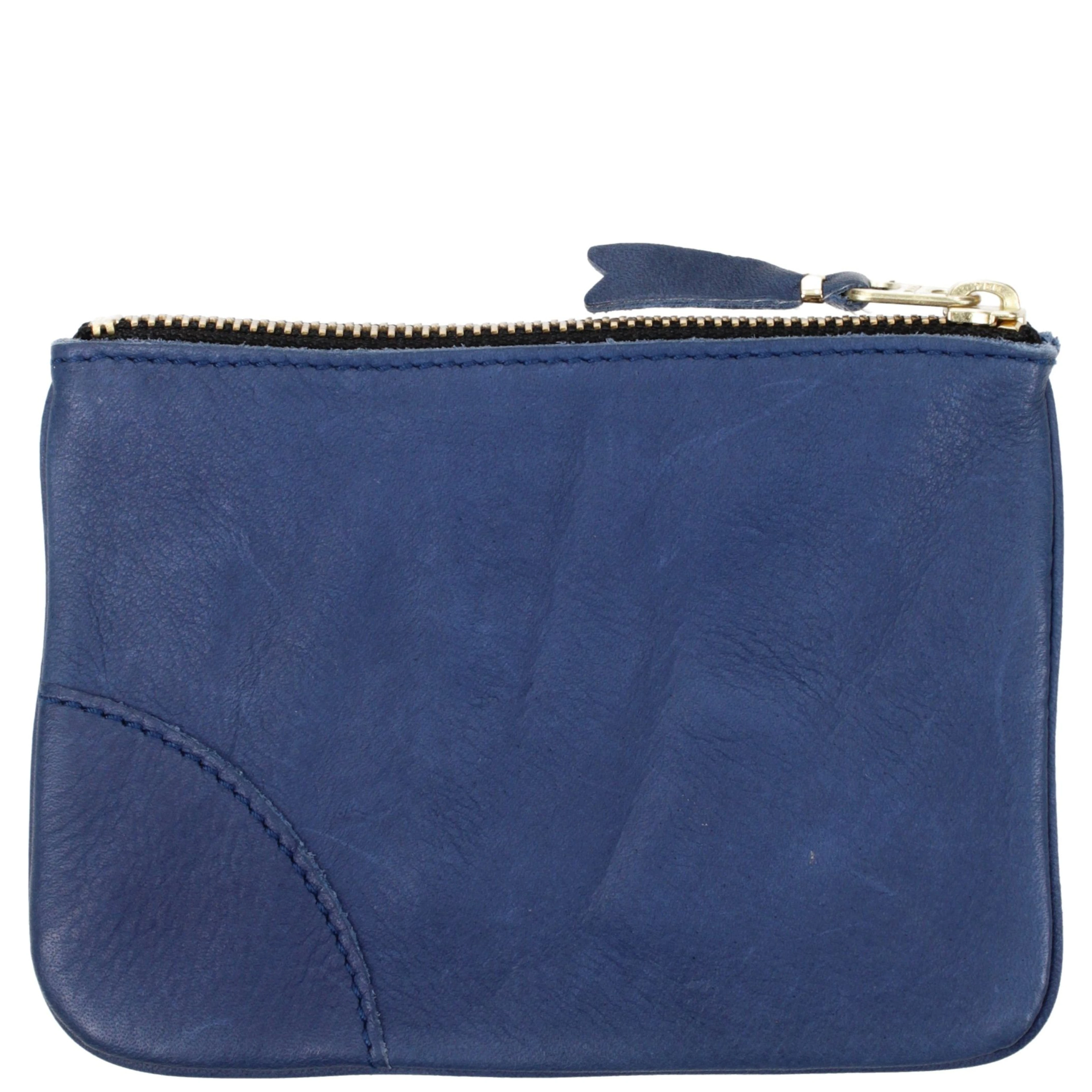 Blue Leather Wallet
