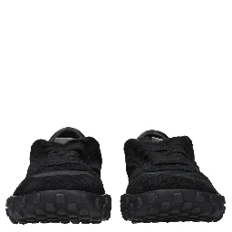 Black Fabric Sneakers