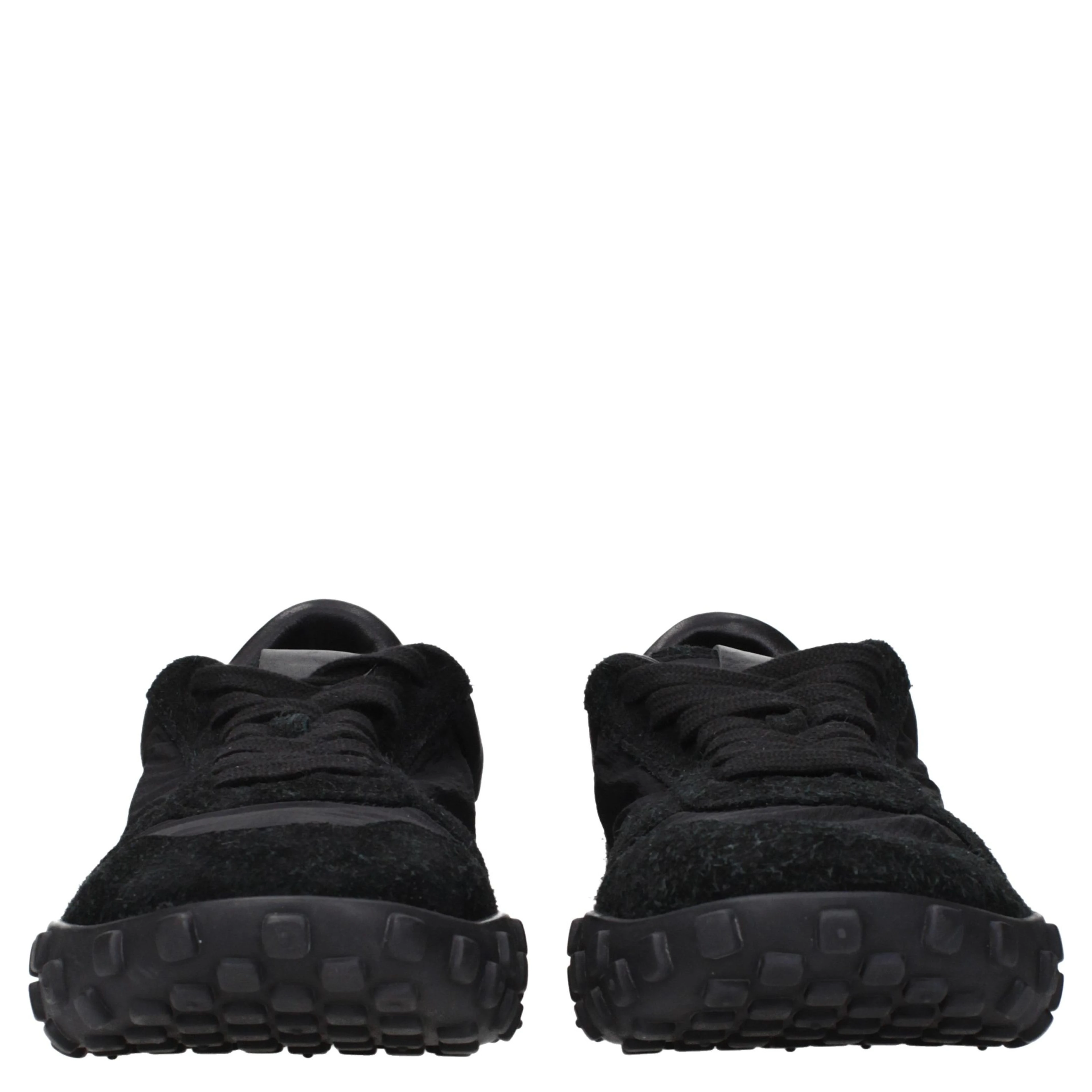Black Fabric Sneakers