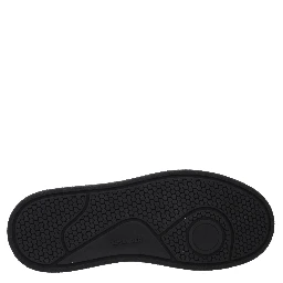Black Leather Platform Sneakers