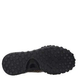 Black Leather Sneakers