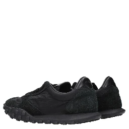 Black Fabric Sneakers
