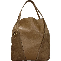 Brown Leather Shoulder Bag