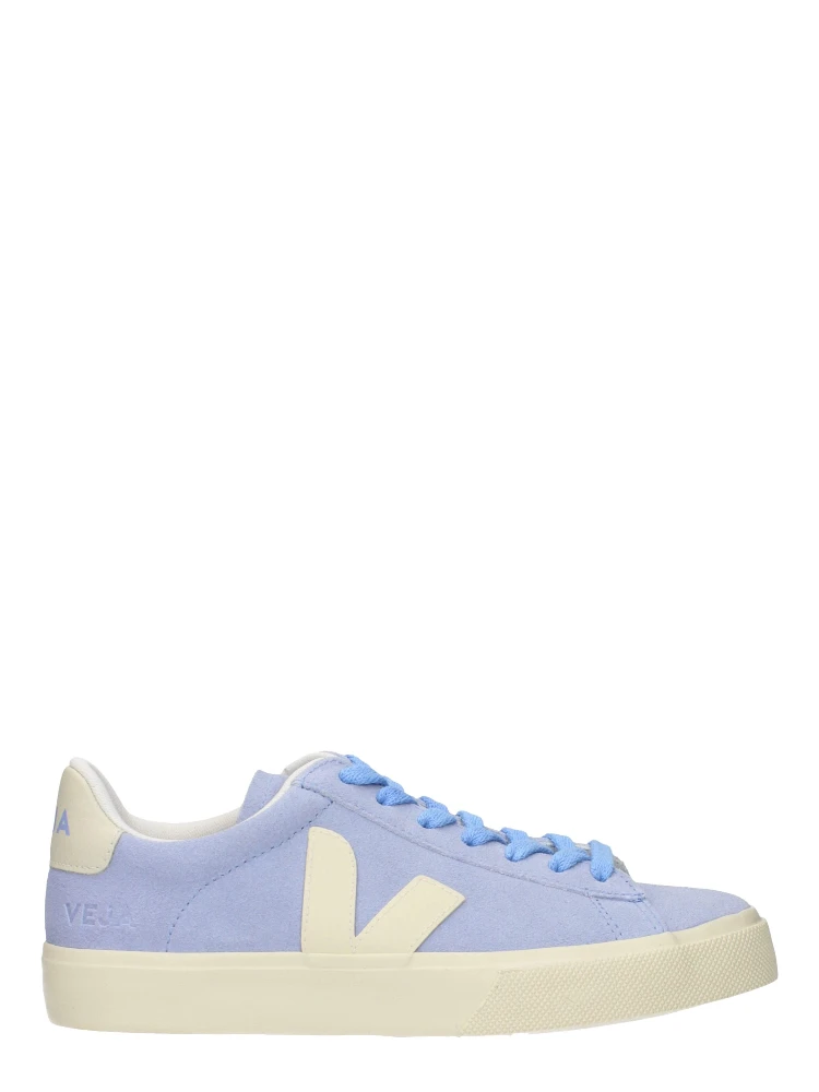 Purple Leather Low Top Sneakers