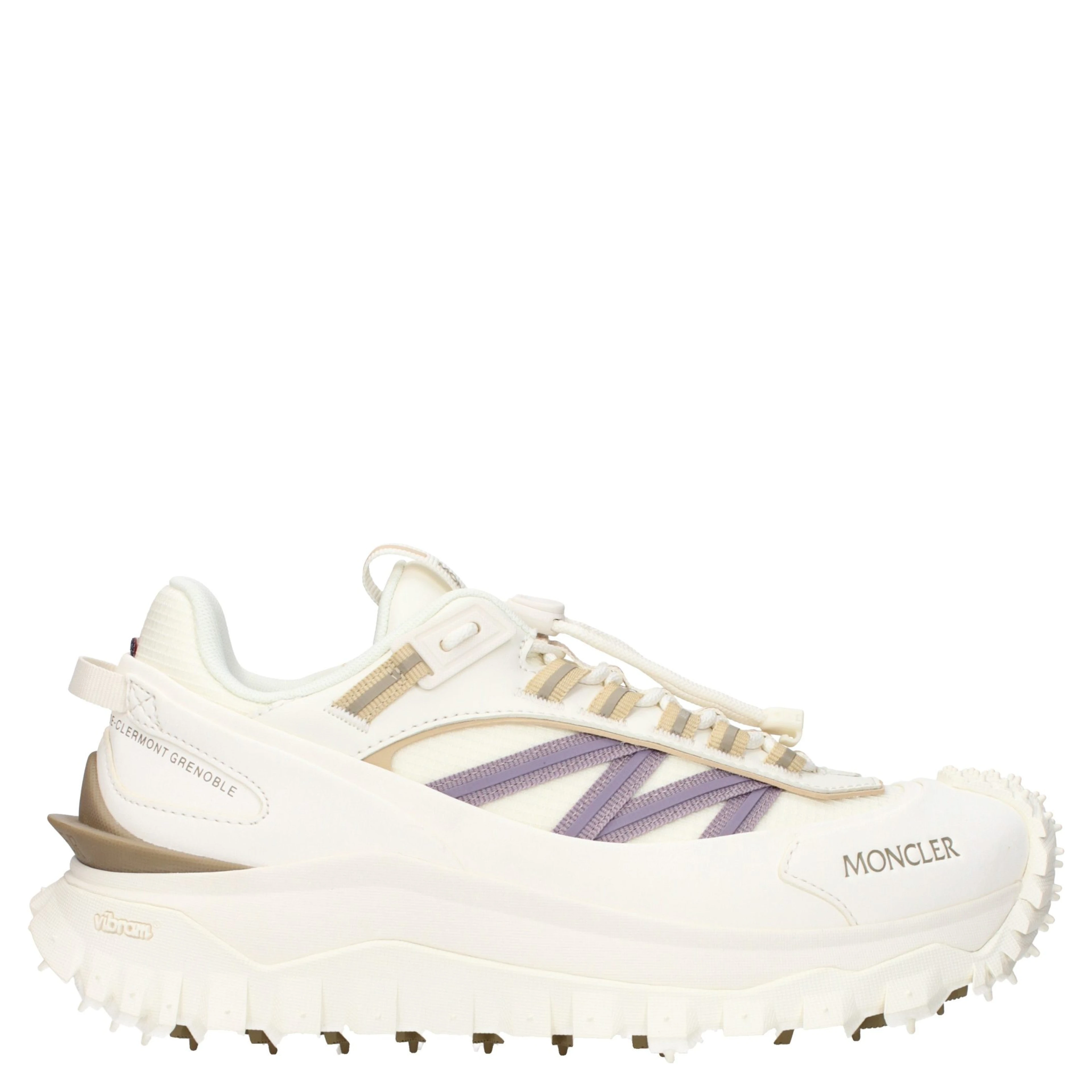 White Fabric Athletic Sneakers