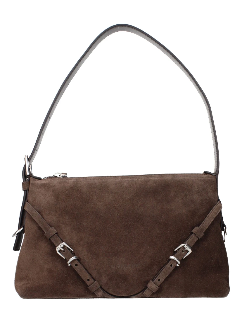 Brown Leather Shoulder Bag