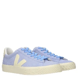 Purple Leather Low Top Sneakers