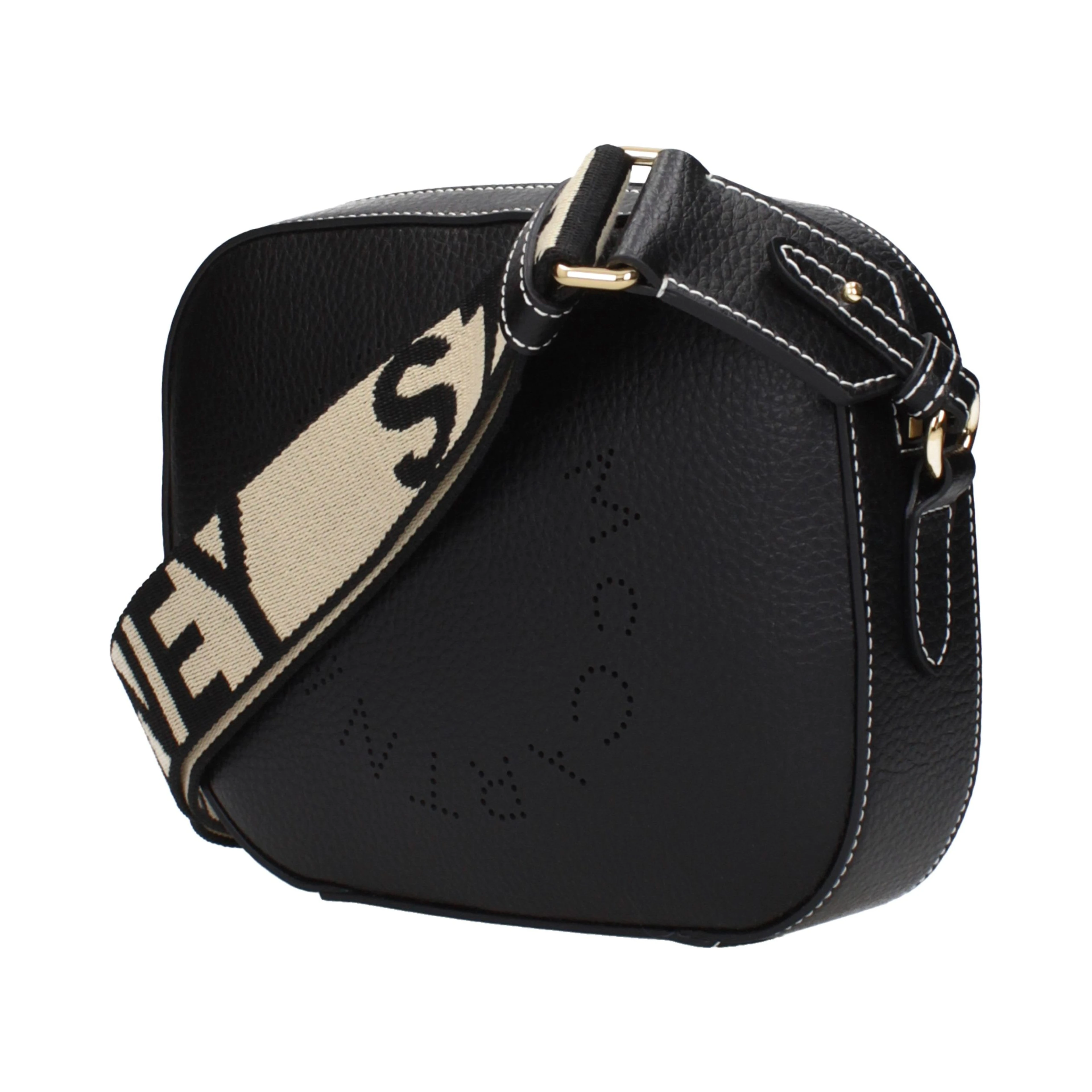 Black Leather Crossbody Bag