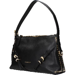 Black Leather Shoulder Bag