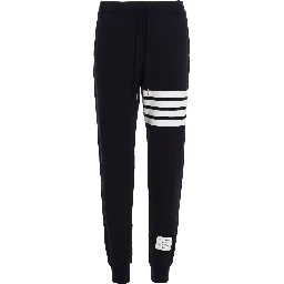 Blue Cotton Joggers (Workout Pants)