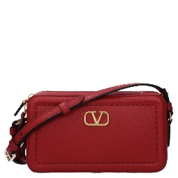 Red Leather Crossbody Bag