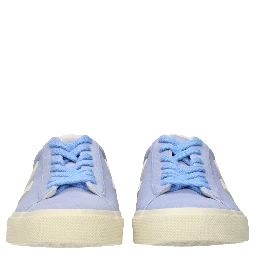 Purple Leather Low Top Sneakers