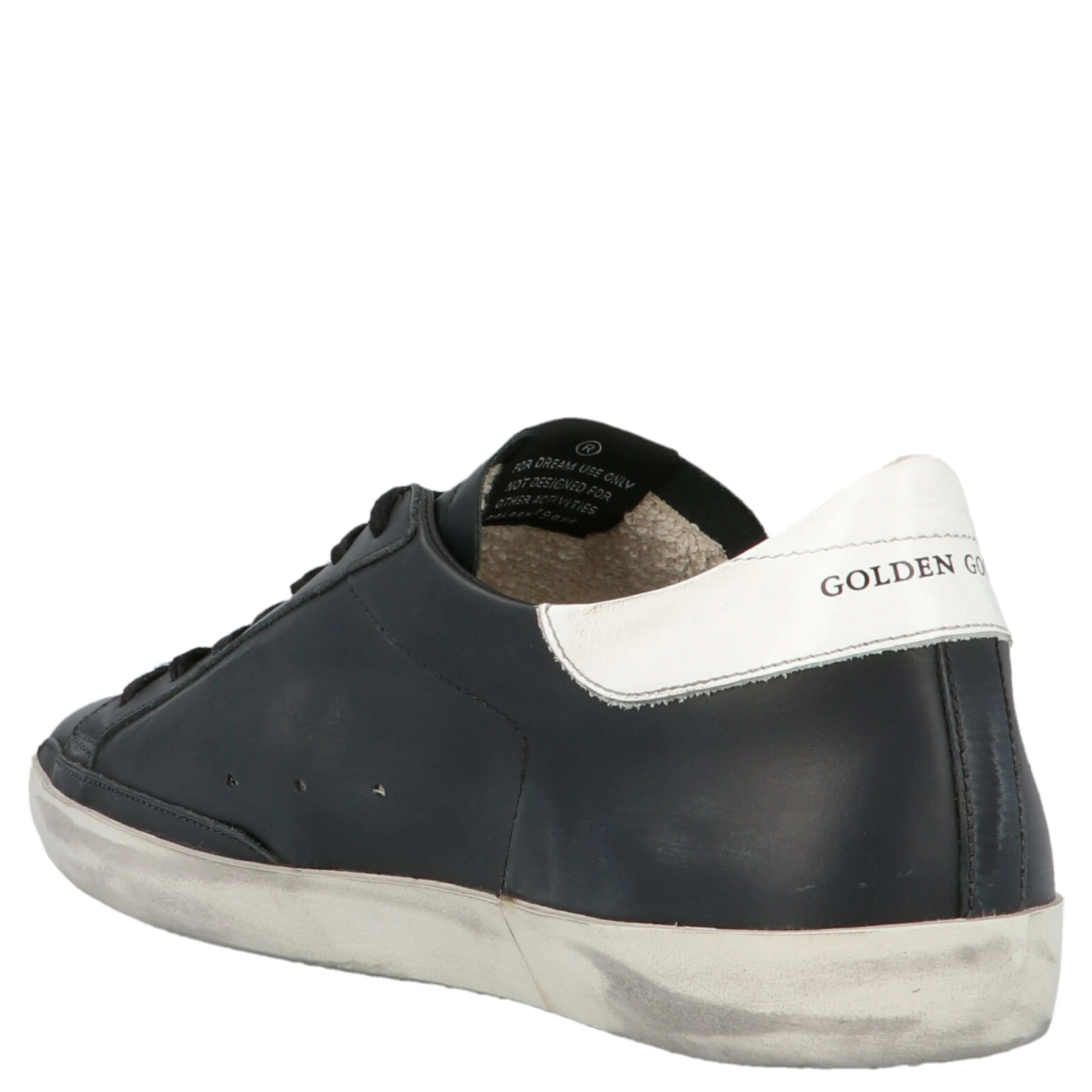 Black Cowhide Low Top Sneakers
