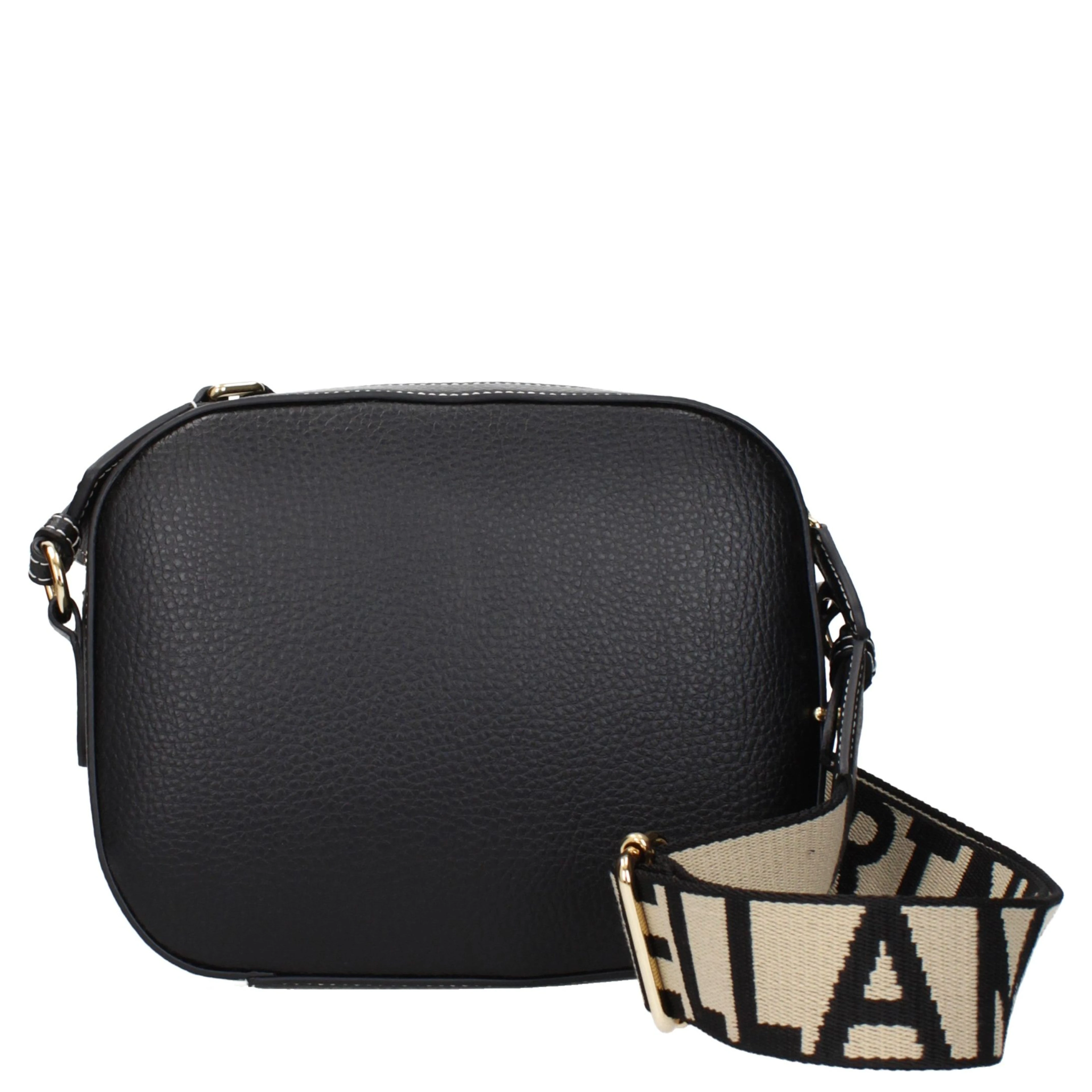 Black Leather Crossbody Bag