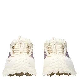 White Fabric Athletic Sneakers