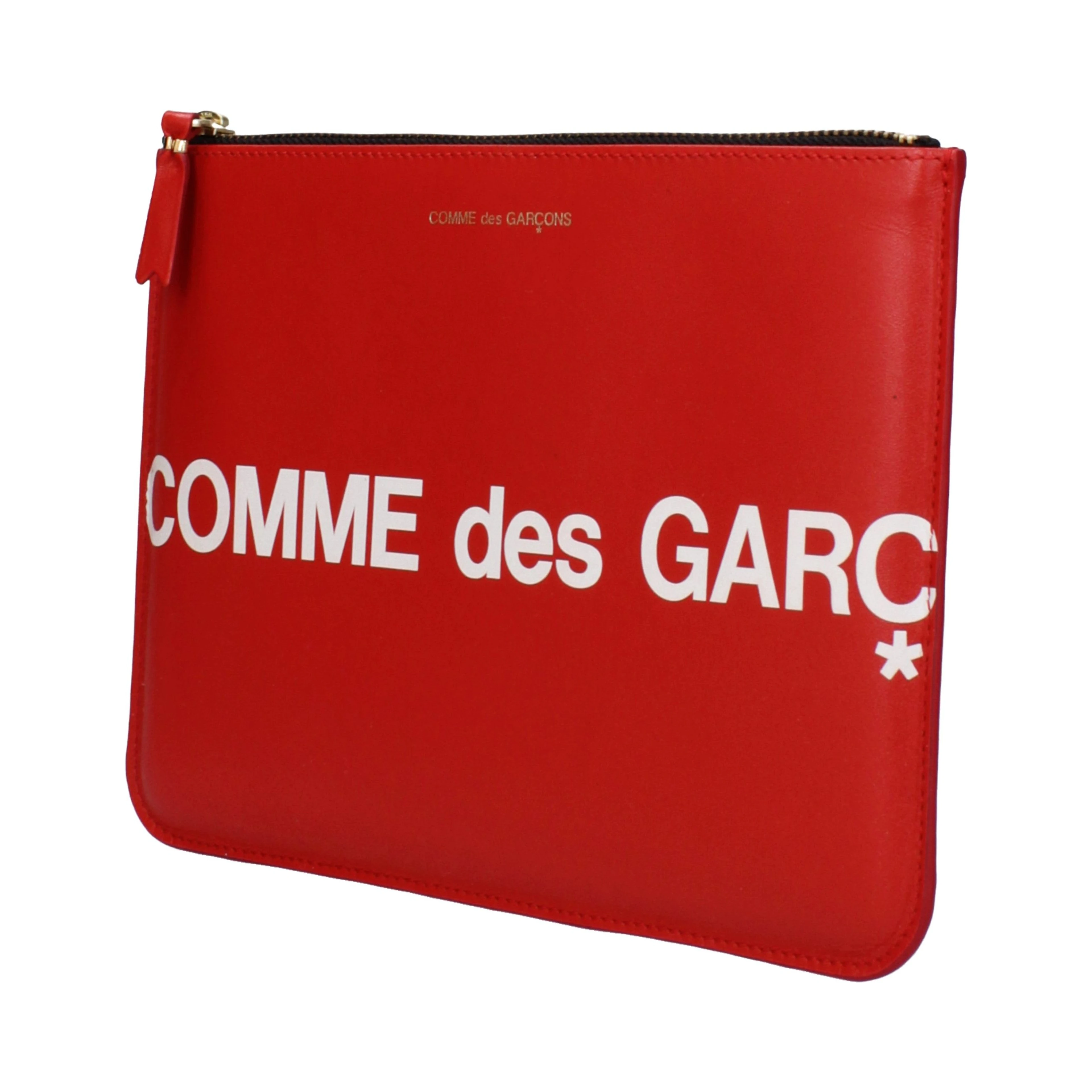 Red Leather Clutch Bag