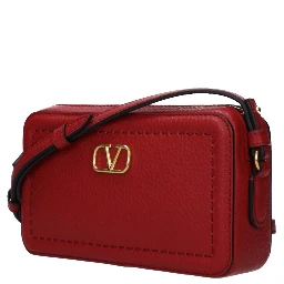 Red Leather Crossbody Bag